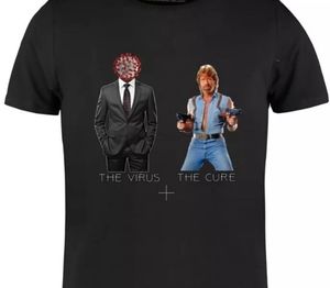 The virus The cure Chuck Norris t-shirt
